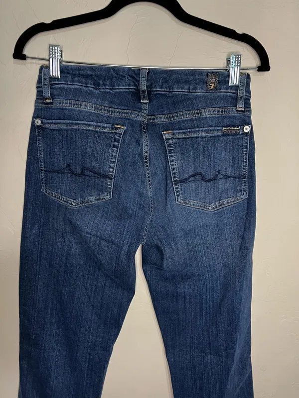Seven For‎ All Mankind Kimmie Straight Denim Jeans - Image 11