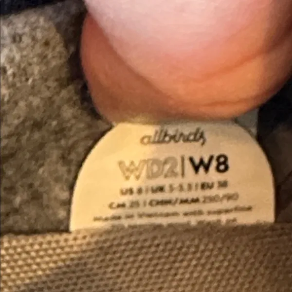 Allbirds Wool Tree Dasher Sneakers in Heathered black size W8 - Image 9