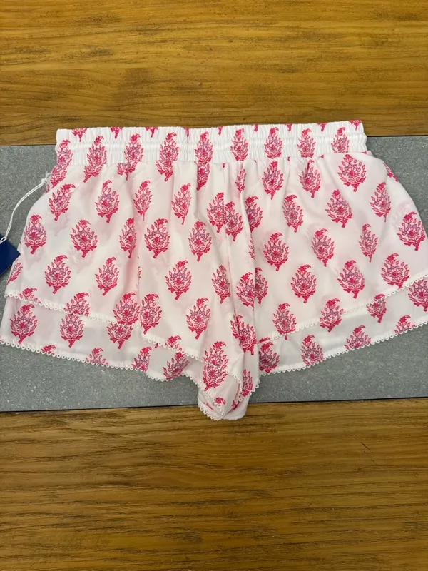 Roller Rabbit x Target Bouquet Drawstring Skort Shorts Pink Limited Edition M - Image 3