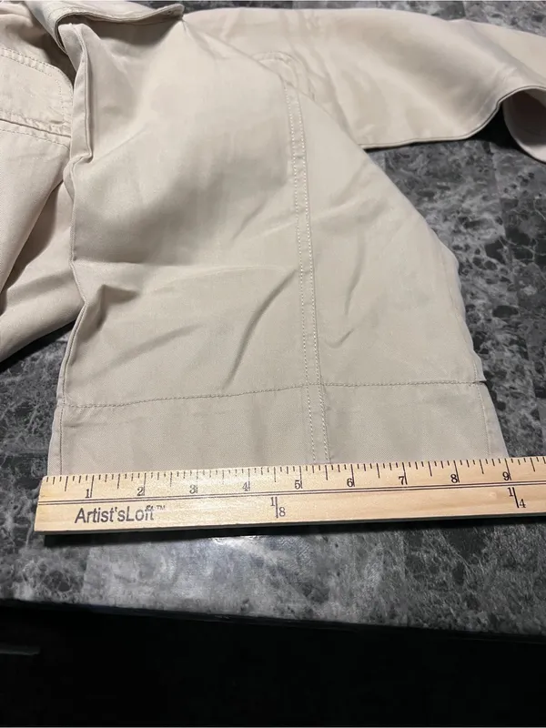 Quince Vintage Wash Tencel Women's Cargo Drawstring Pants Cream Size‎ L - Image 14
