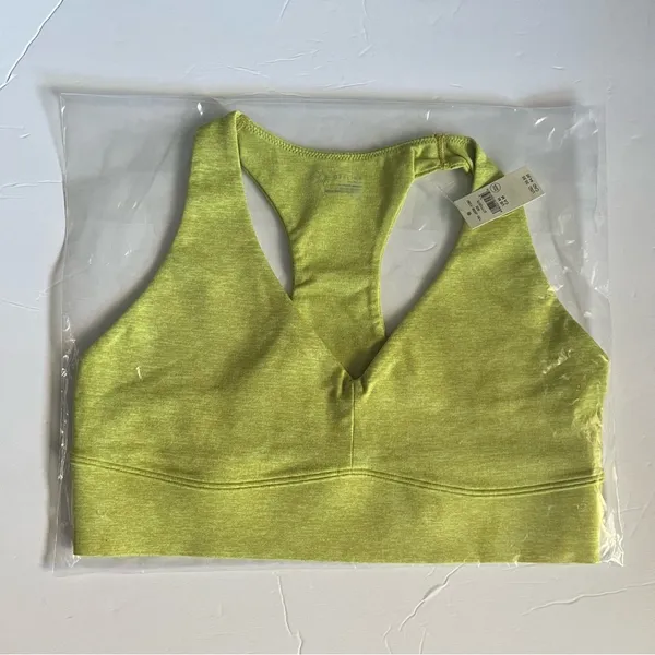 OFFLINE By Aerie The Hugger Racerback Sports Bra Batalia Green Size M NEW - Image 10