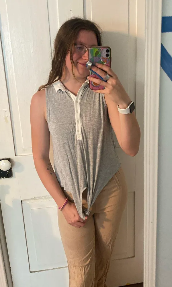 Brown linen pants - Image 2