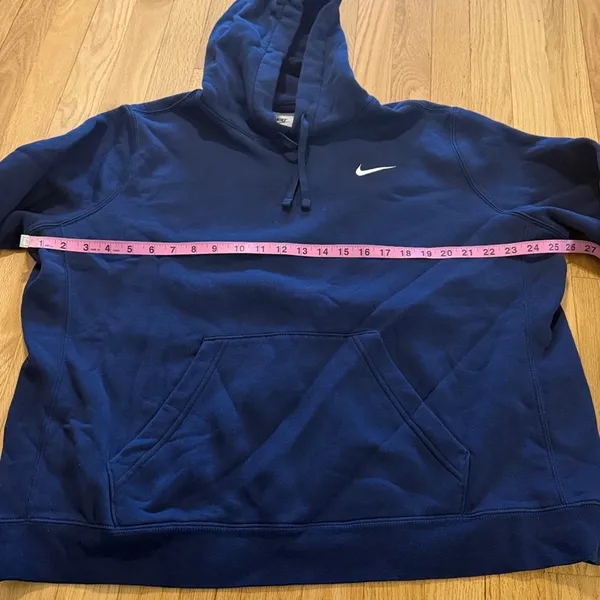 Nike Navy Blue Women's Club Pullover Hoodie Sz XXL - Image 3
