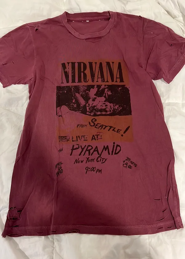 Nirvana Distressed Tee - Image 2