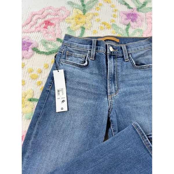 Joe's Jeans‎ The Callie Bootcut Optimist Medium Wash Cropped Jeans Size 24 - Image 5