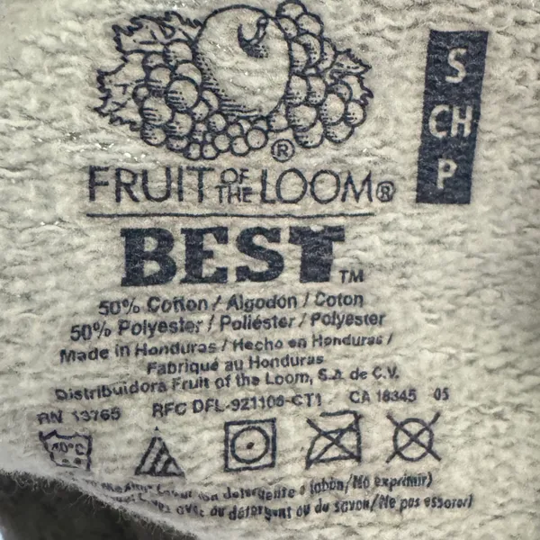Fruit of the Loom Vintage NYC Crewneck Gray Sweatshirt, Size Small - Image 5