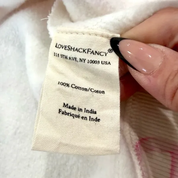 LoveShackFancy Pierra Crop Hoodie - Image 6