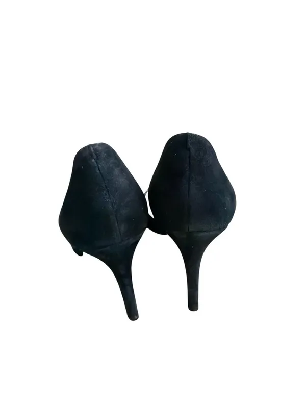 JESSICA SIMPSON Black Suede Pointed Heels Size 7.5 - Image 6
