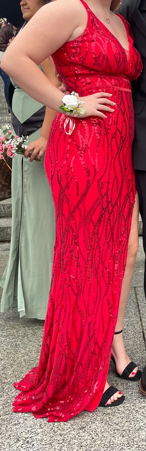 SheIn Red Homecoming Dress - Image 4