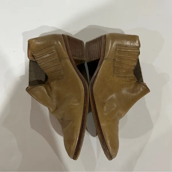 Madewell Spencer Taupe Chelsea Slip On Leather Ankle Boots Size‎ 8.5 - Image 4
