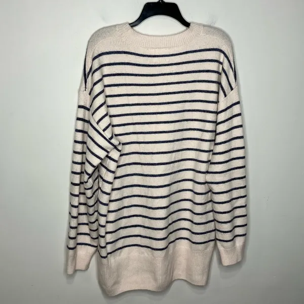 Thread & supply blue & white striped‎ sweater new with tags women’s size XL - Image 2