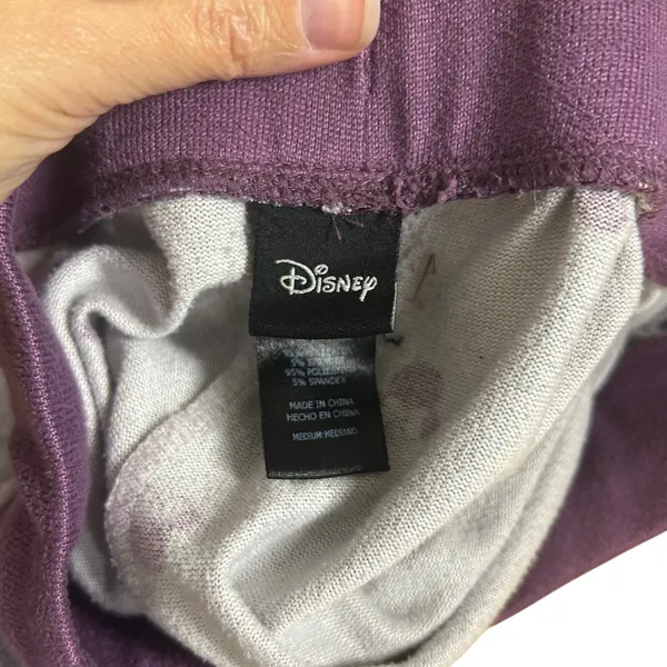 Disney Minnie Mouse purple loungewear pajama set Medium sleep - Image 6