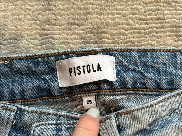 Pistola light wash jeans size 25 - Image 5
