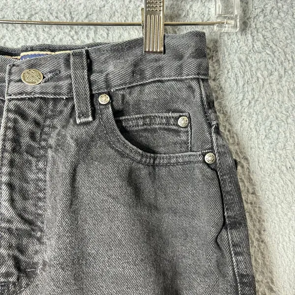 Harley Davidson Jeans‎ Womens 2 Black Biker Blues High Rise Straight Boyfriend - Image 9