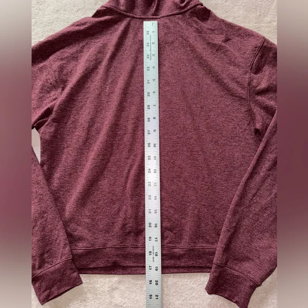 Lululemon Sweater Womens Red Lead The Pack Hoodie Rulu Fabric Run size‎ 4 - Image 7