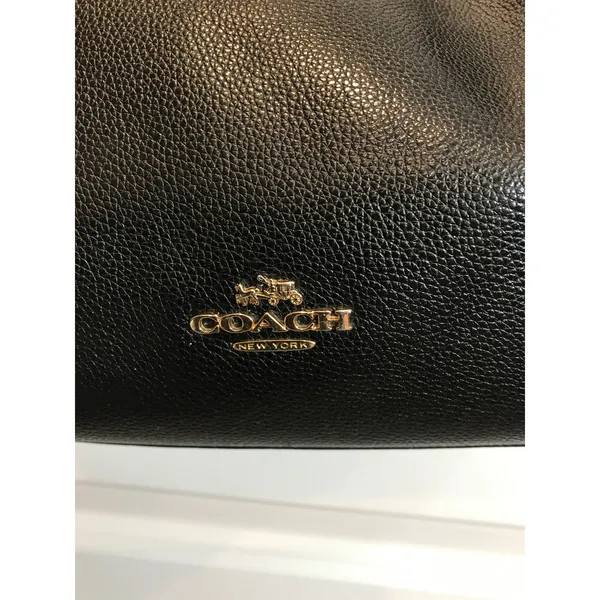 Coach Hobo Shoulder Bag in Black Pebbled Leather  EUC - Image 2
