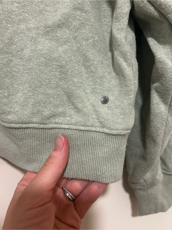 Prana Cozy Up Pullover in Light Green Gorpcore Size Medium - Image 3