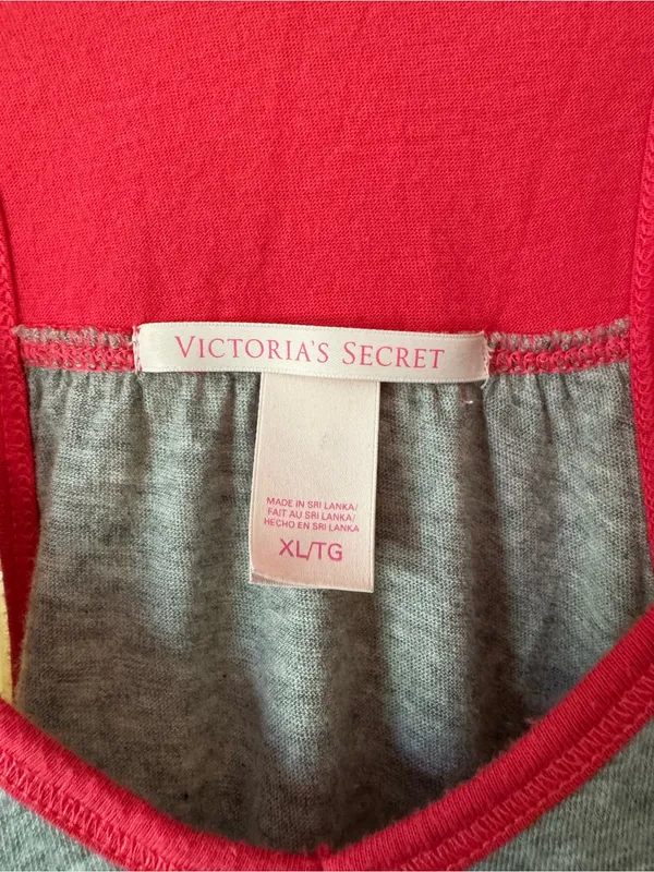 Victoria’s Secret flowy racer back colorblock tank top size XL - Image 2