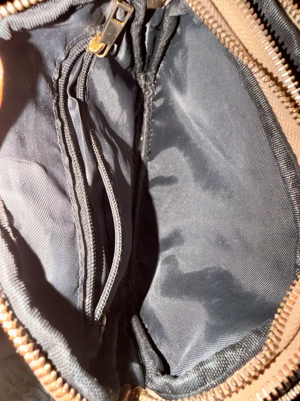 Target Two piece beige vegan pleather purse - Image 3