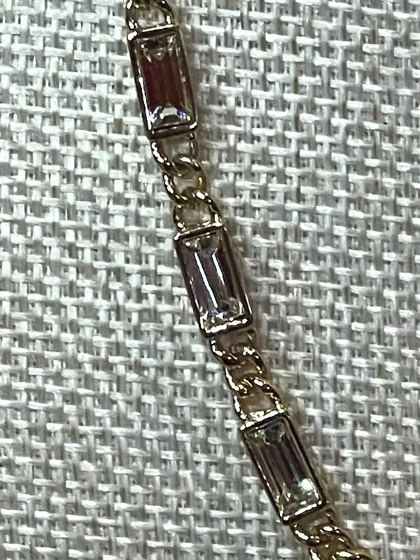 Lauren Ralph Lauren Gold Multicolor Crystal Necklace - Image 4