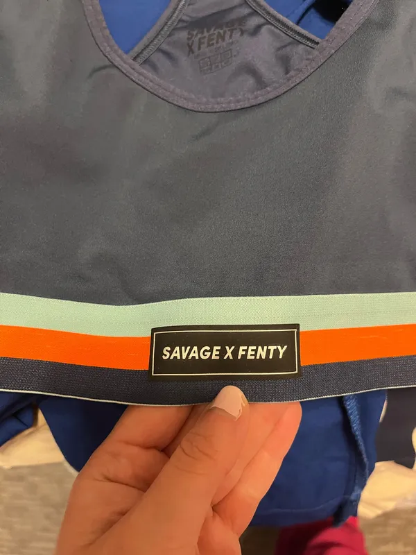 Savage X Fenty Bra Blue Size L - Image 5
