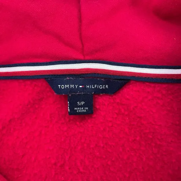 Tommy Hilfiger Cowl Neck‎ Tunic Sweater Dress | Size S | Zipper Pockets | Logo - Image 5
