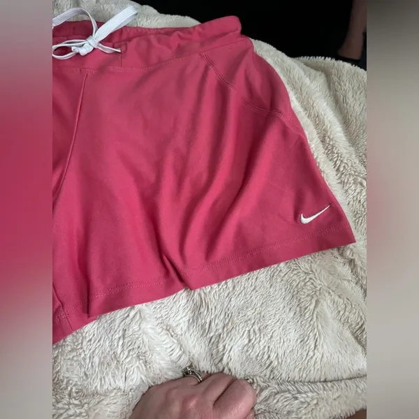 Pink Nike Dri Fit Shorts / Size L - Image 2