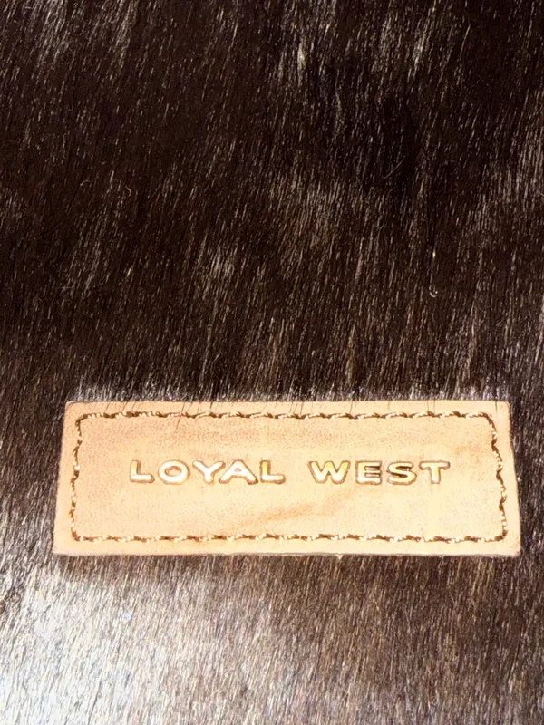 Loyal West Dakota Medium Black and White Cowhide - Image 3