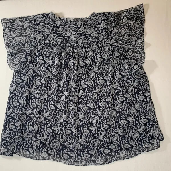 Lauren Conrad Blouse 2X Ladies Plus Floral Top NWT Shirt - Image 5