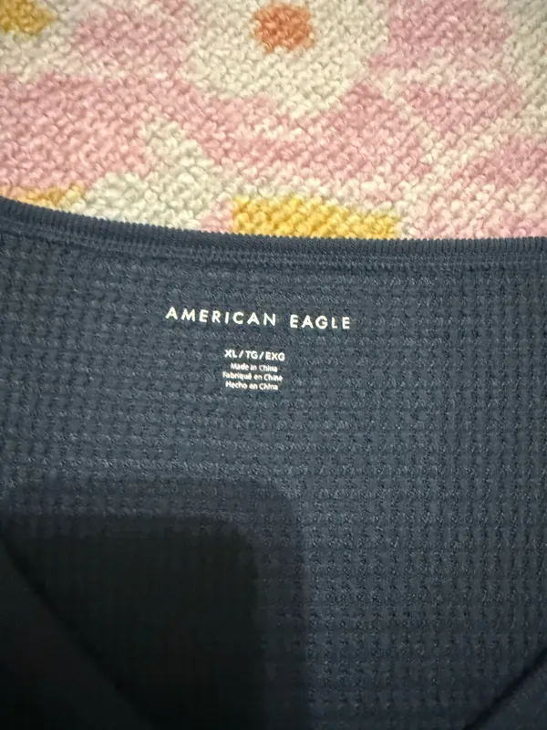 American Eagle Waffle Knit Sweater - Image 2