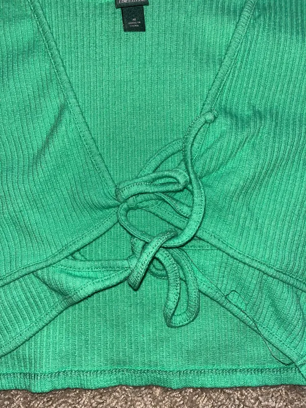 Wild Fable Green Crop Top - Image 2