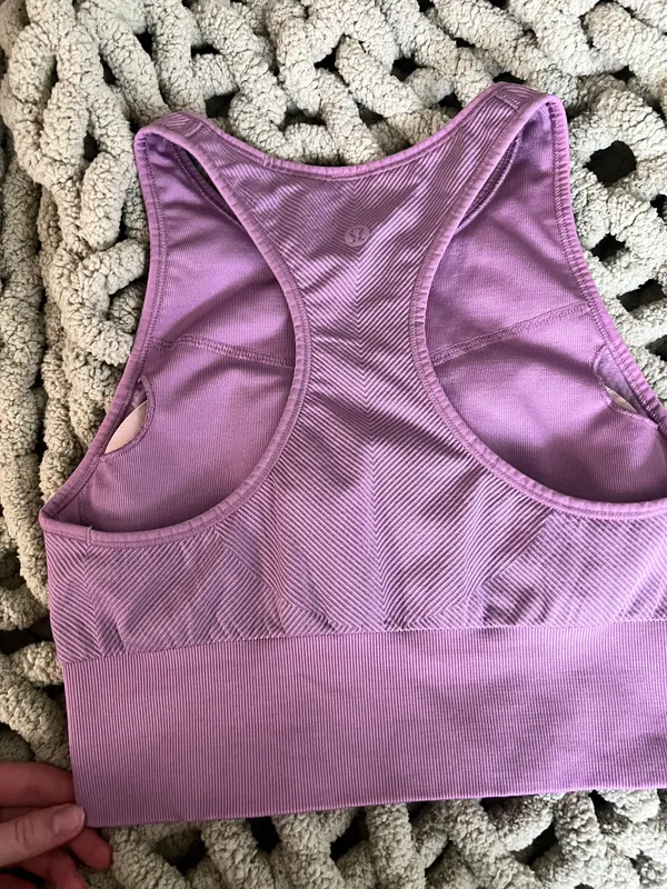 Lululemon Ebb To Street Crop Tank/bra - Image 4
