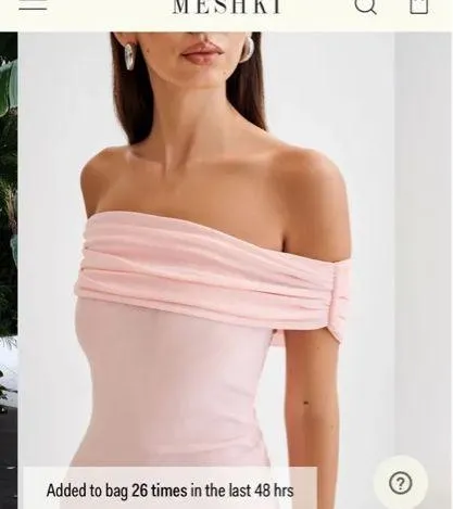 Meshki Audrey Off The Shoulder Dress - Image 2
