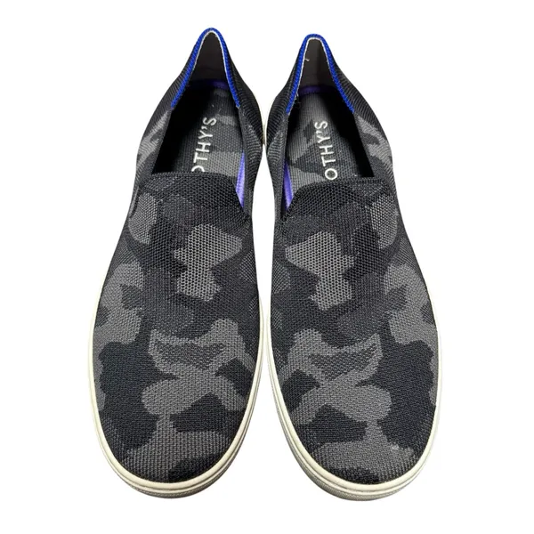 Rothy’s The Original Sneakers Slip On Shoes Camouflage Camo Gray Grey 10 - Image 5
