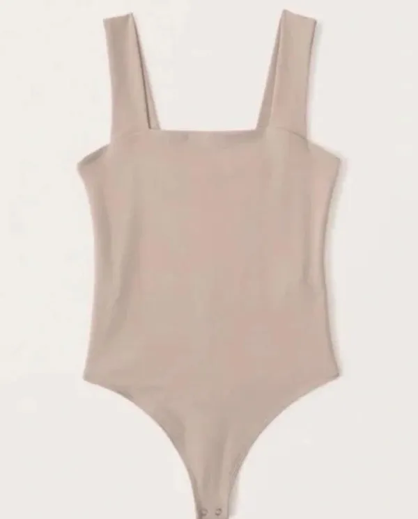 Abercrombie and fitch cotton seamless fabric square bodysuit - Image 2