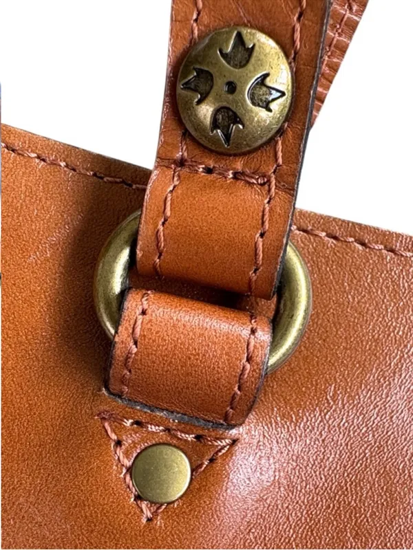 EUC Patricia Nash Leather Bolsena Shoulder Bag Summer Florals Retail $229.00 - Image 7