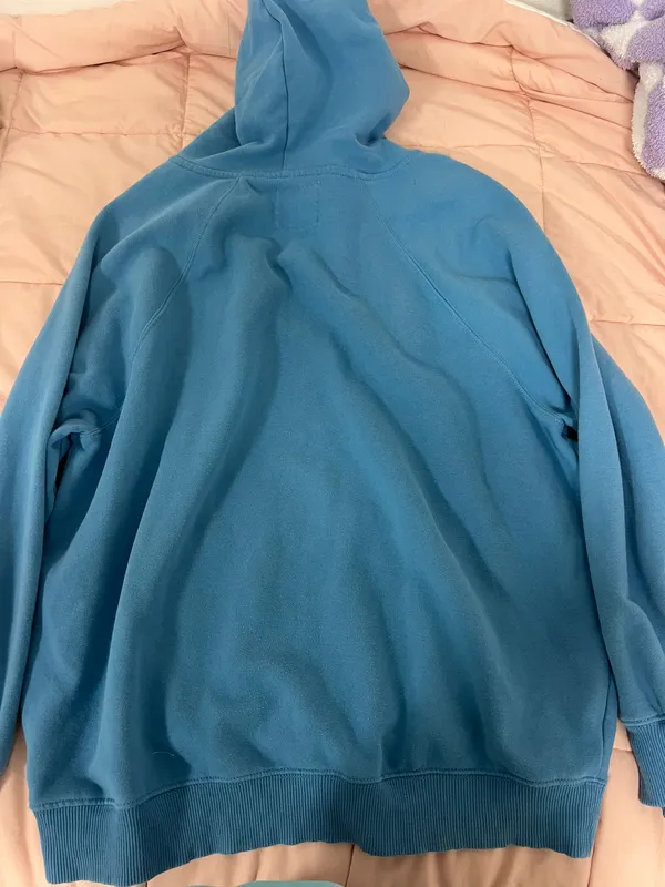 American Eagle Outfitters Blue Zip Up Hoodie - Image 3