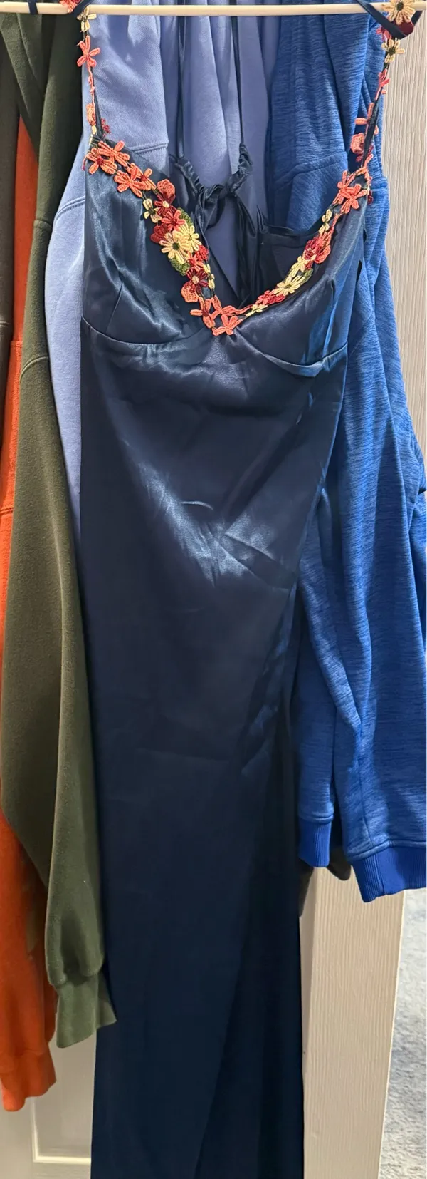 Blue long dress Size L - Image 6