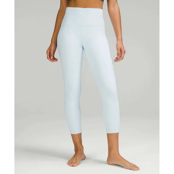 Lululemon Align High Rise Pant 25" Powder Blue Size‎ 8 Nulu Yoga Leggings - Image 2