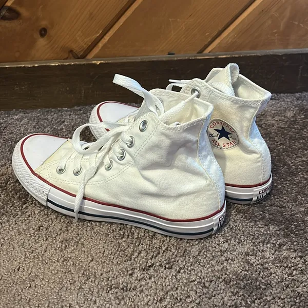 Converse Chuck Taylor All Star Canvas unisex high top OG white - Image 6