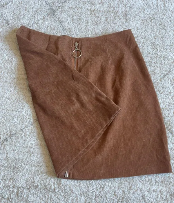 Shein Skirt Brown Mini Corduroy skirt - Image 2