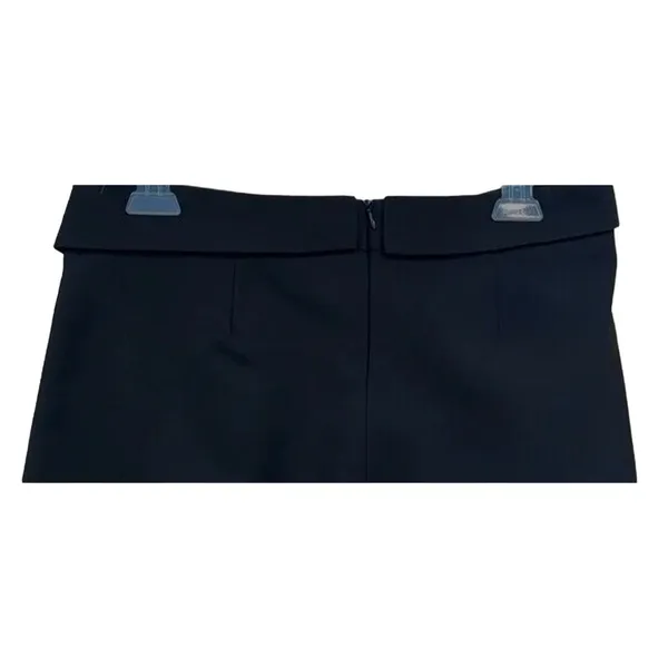 Zara Symmetrical Wrap Style Envelope City Skort Pockets Back Zipper S Black - Image 10