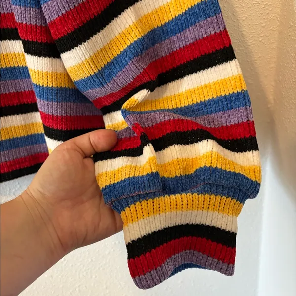 In Loom Women’s Striped Knit Sweater - Image 3