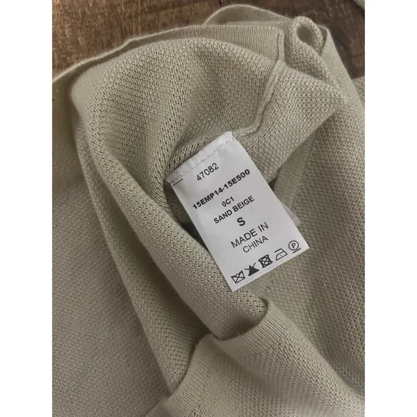 Chloé silk cashmere blend collared polo knit top - Image 6