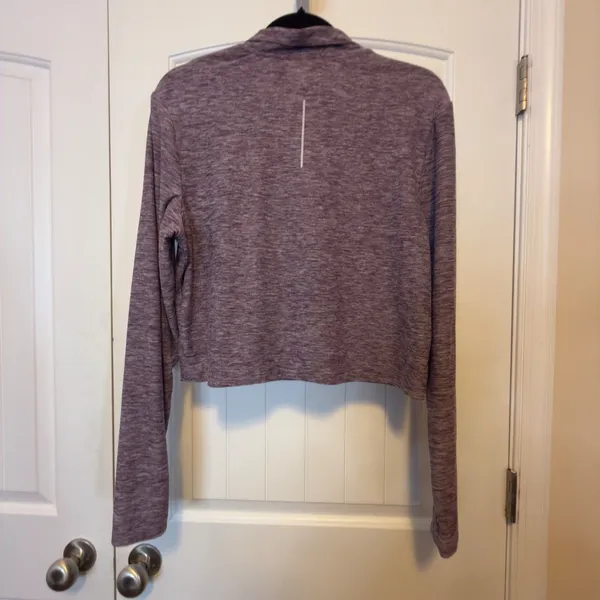 Hind XL Performance Pullover Womens Quarter Zip Crop Thumbholes Running Workout - Image 5
