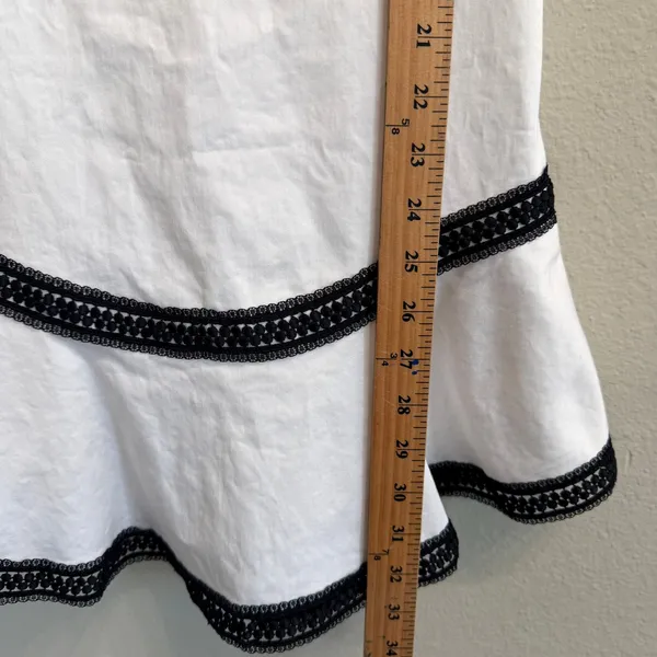Alice + Olivia Rapunzel Fit & Flare Mini Dress Size 0 Black & White Lace - Image 16