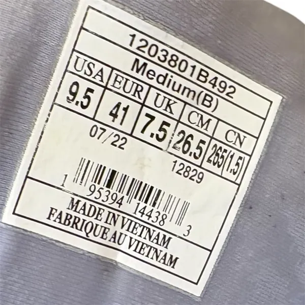 Brooks Ghost 15 Running Shoes Grey Pink Copper 9.5M - Image 8