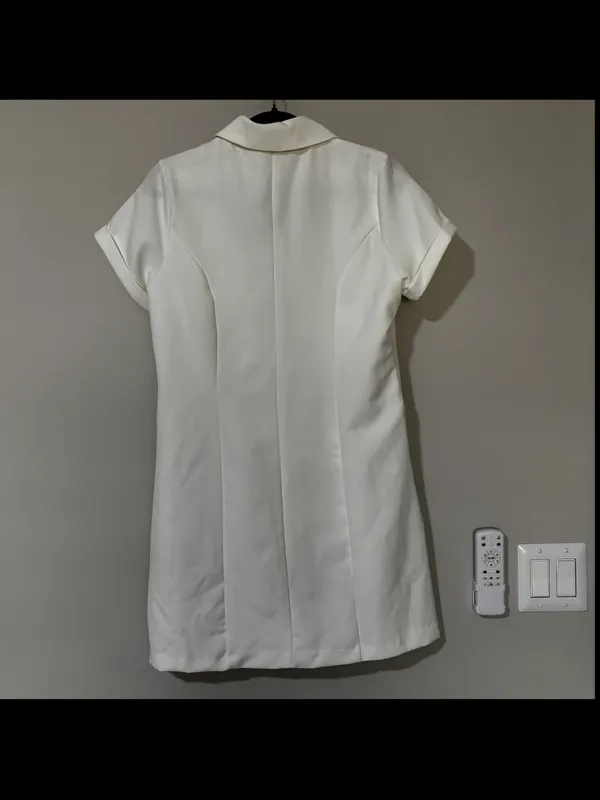 Ted Baker Laguna Scuba Knit Dress Button Up Size S - Image 6