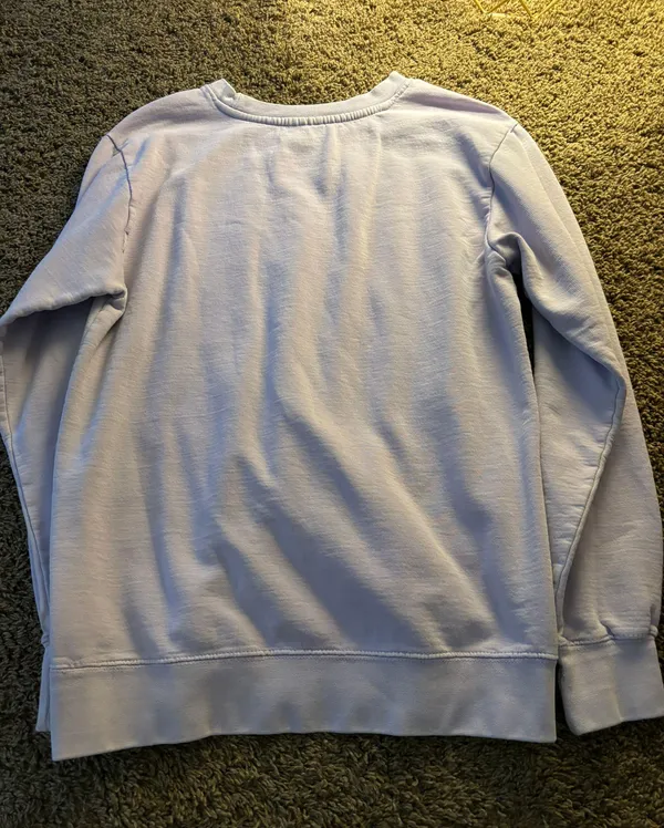 Crewneck Hoodie Purple Size M - Image 3