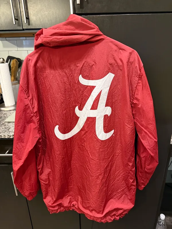 Alabama Windbreaker Red Size L - Image 2